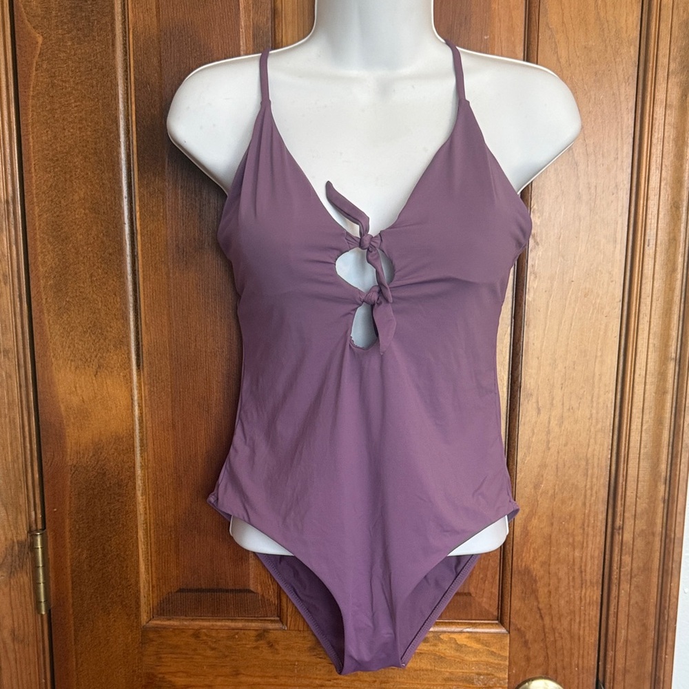 Elegant Purple Women's One-Piece Swimsuit